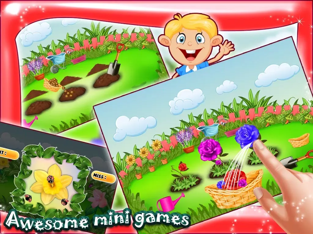 Friendship Kids Garden – Wonderful gardening and farming game for toddlers iPad  Screenshots