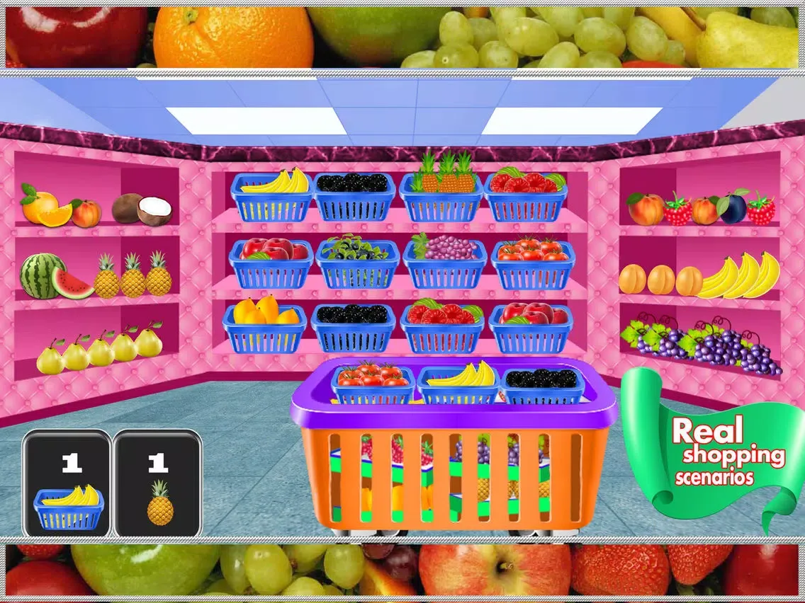 تصاویر Fruits Shopping Supermarket – Cashier Game iPad 
