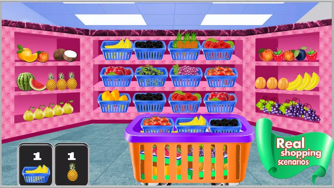 تصاویر Fruits Shopping Supermarket – Cashier Game