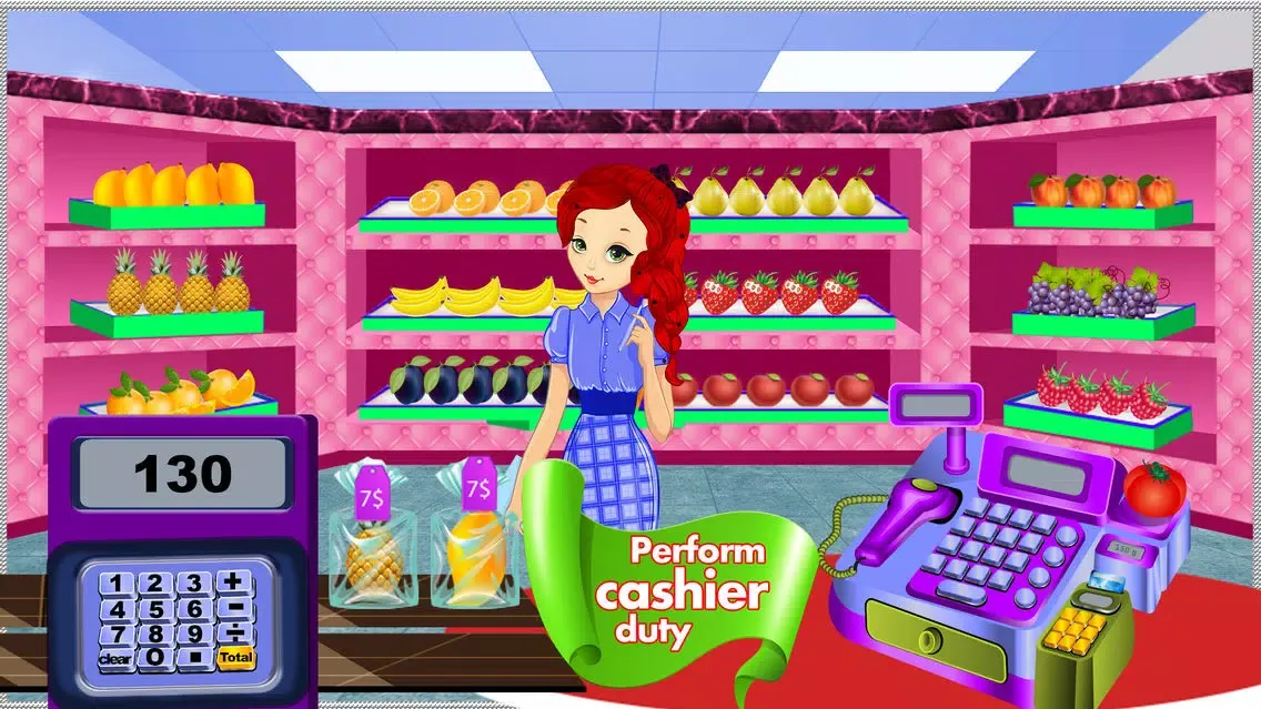 تصاویر Fruits Shopping Supermarket – Cashier Game