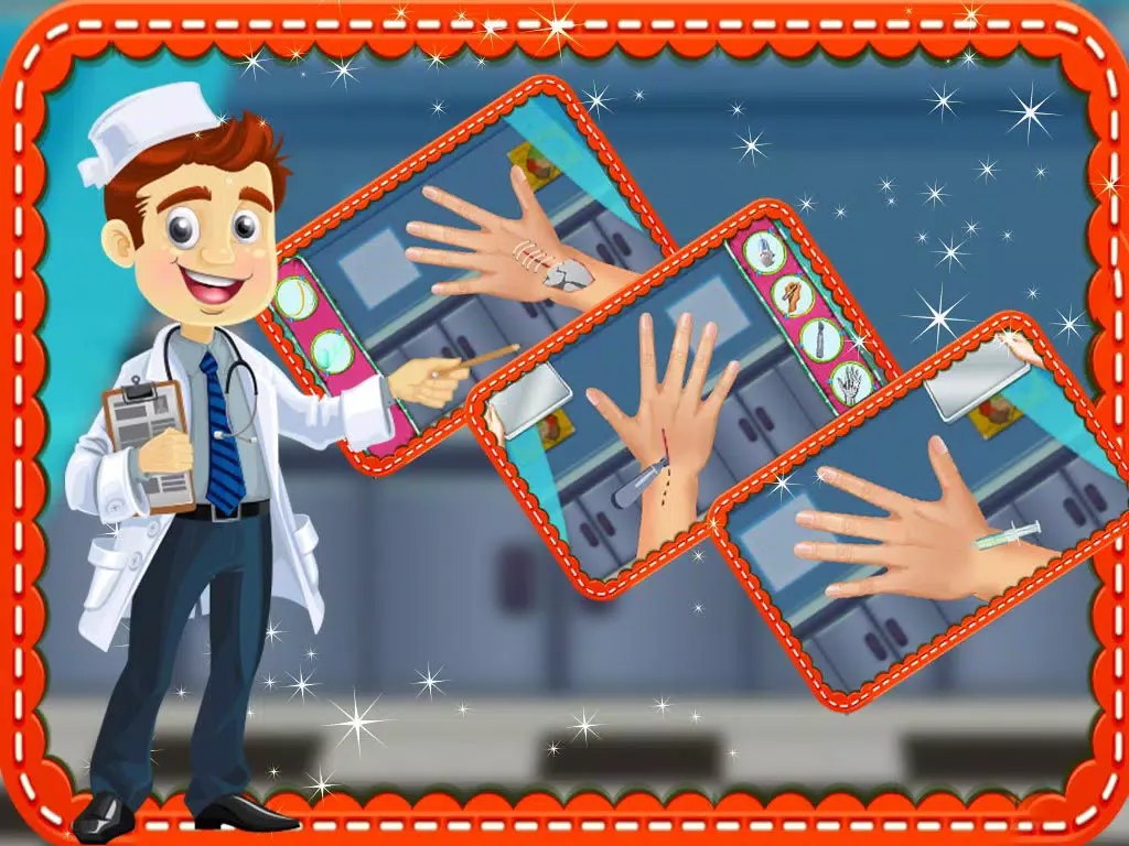 Скриншоты Hand Surgery - Crazy skin beauty surgeon and doctor hospital game iPad 