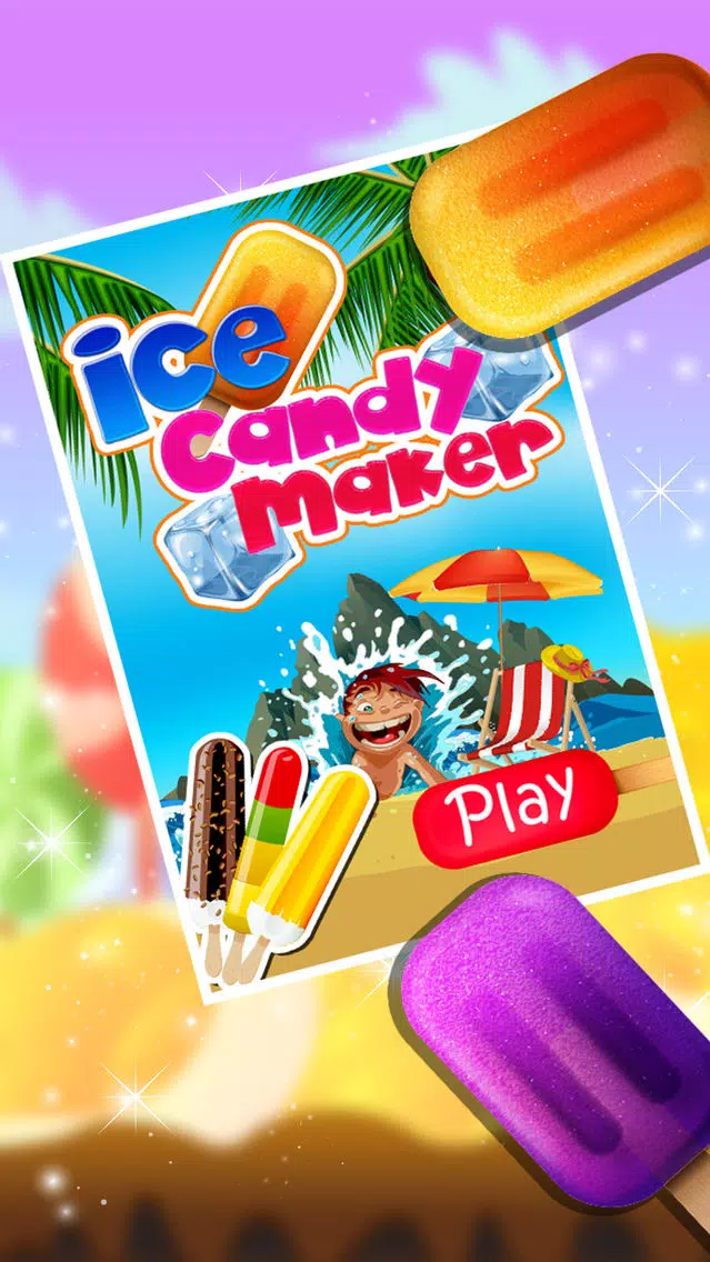 Ice Candy Maker – Make icy & fruity Popsicle in this cooking chef game Ekran Görüntüleri