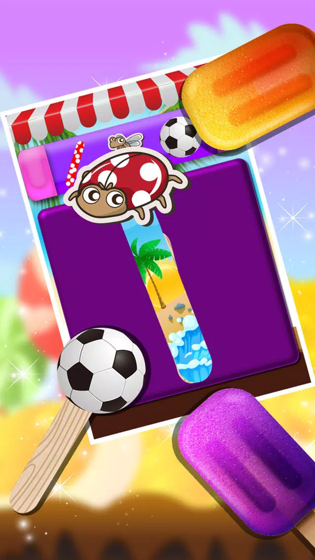 Ice Candy Maker – Make icy & fruity Popsicle in this cooking chef game Ekran Görüntüleri