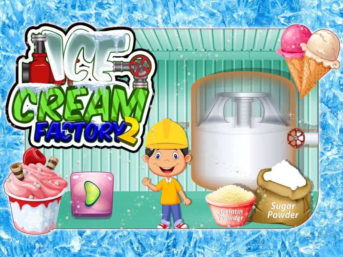 Ice cream Factory 2- Frozen Food Cooking fun game iPad  スクリーンショット