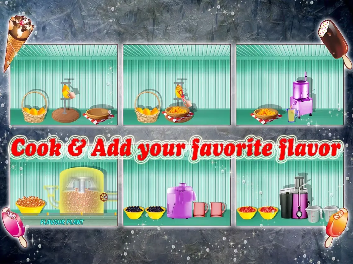 Ice cream Factory 2- Frozen Food Cooking fun game iPad  スクリーンショット