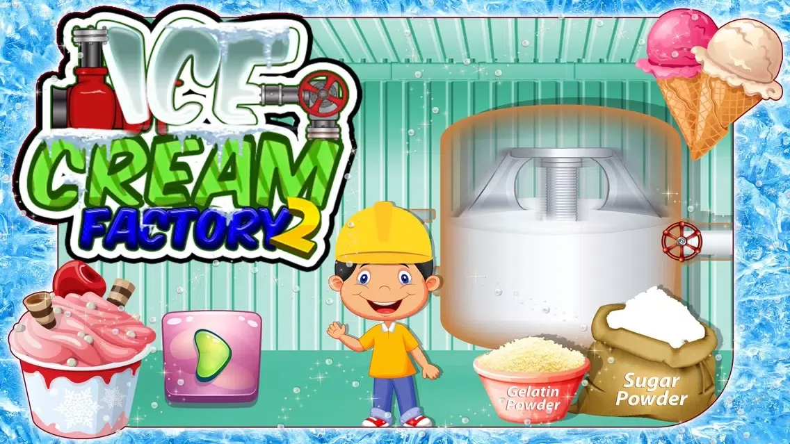 Ice cream Factory 2- Frozen Food Cooking fun game スクリーンショット