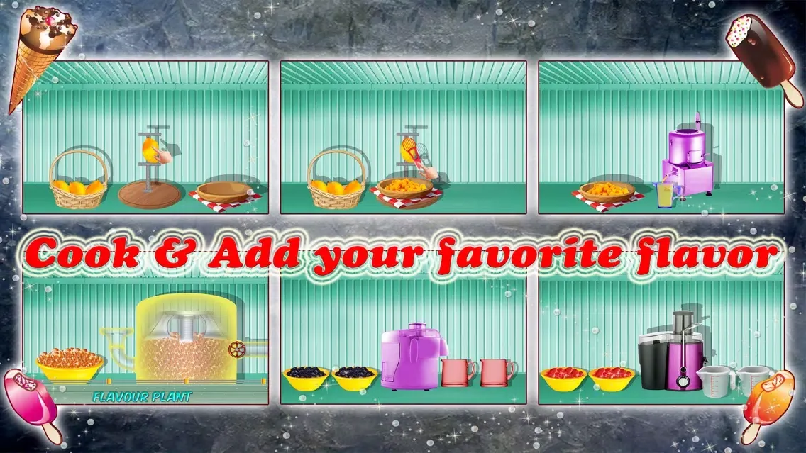 Ice cream Factory 2- Frozen Food Cooking fun game スクリーンショット