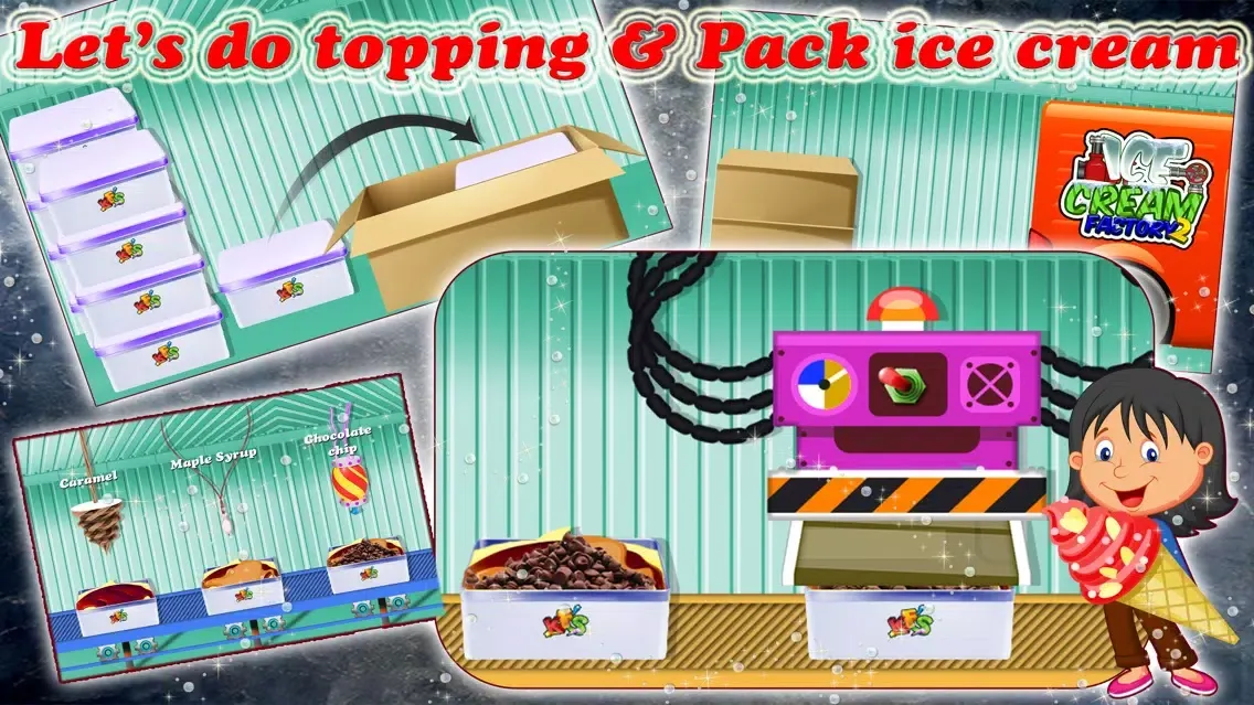 Ice cream Factory 2- Frozen Food Cooking fun game スクリーンショット