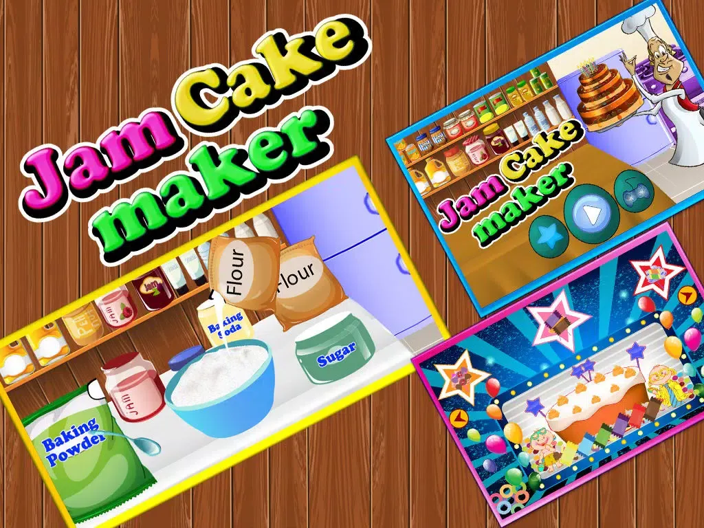 Capturas de tela do Jam Cake Maker – Bake cakes in this bakery shop game for kids iPad 