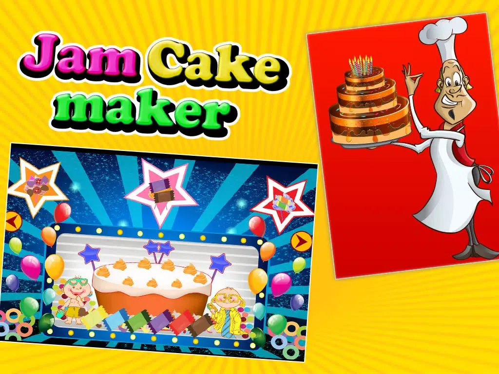 Capturas de tela do Jam Cake Maker – Bake cakes in this bakery shop game for kids iPad 