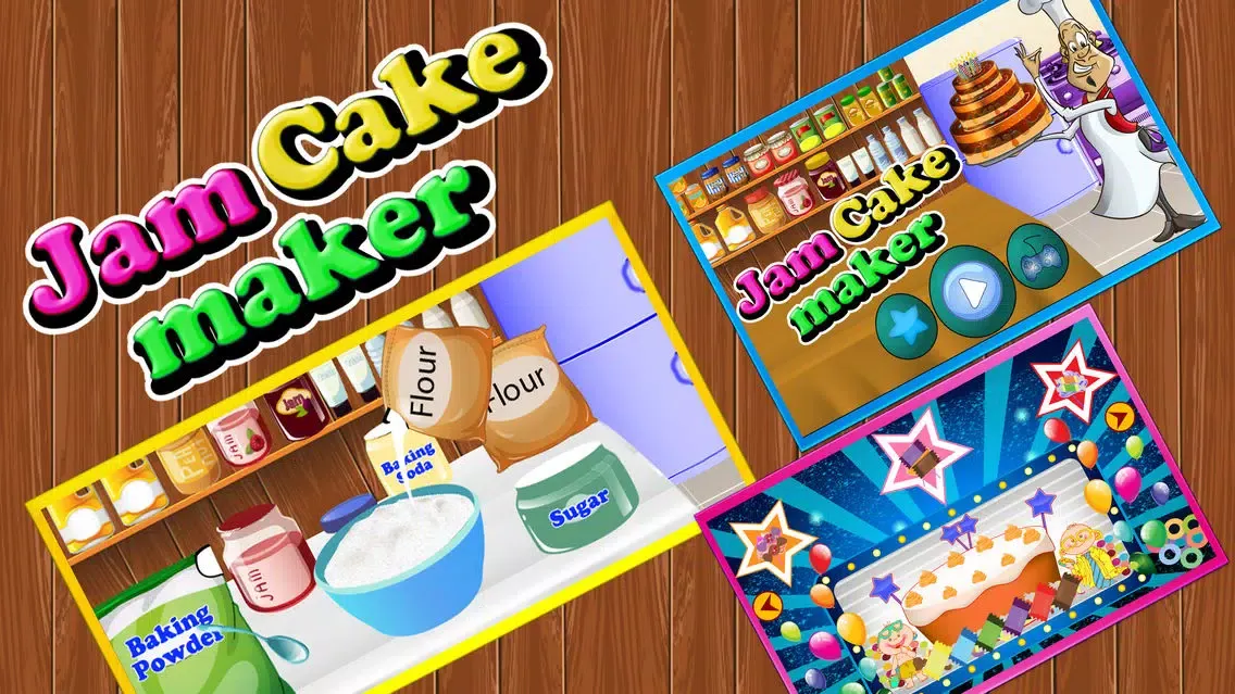 Capturas de tela do Jam Cake Maker – Bake cakes in this bakery shop game for kids