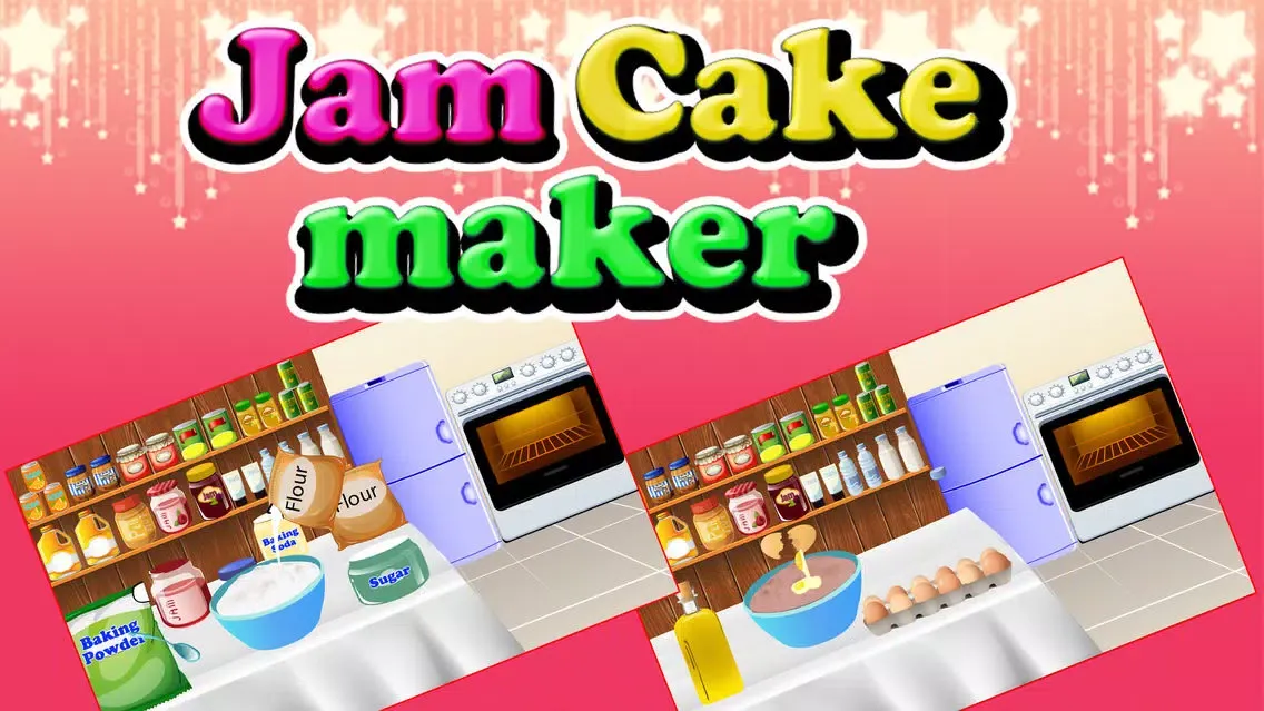 Capturas de tela do Jam Cake Maker – Bake cakes in this bakery shop game for kids