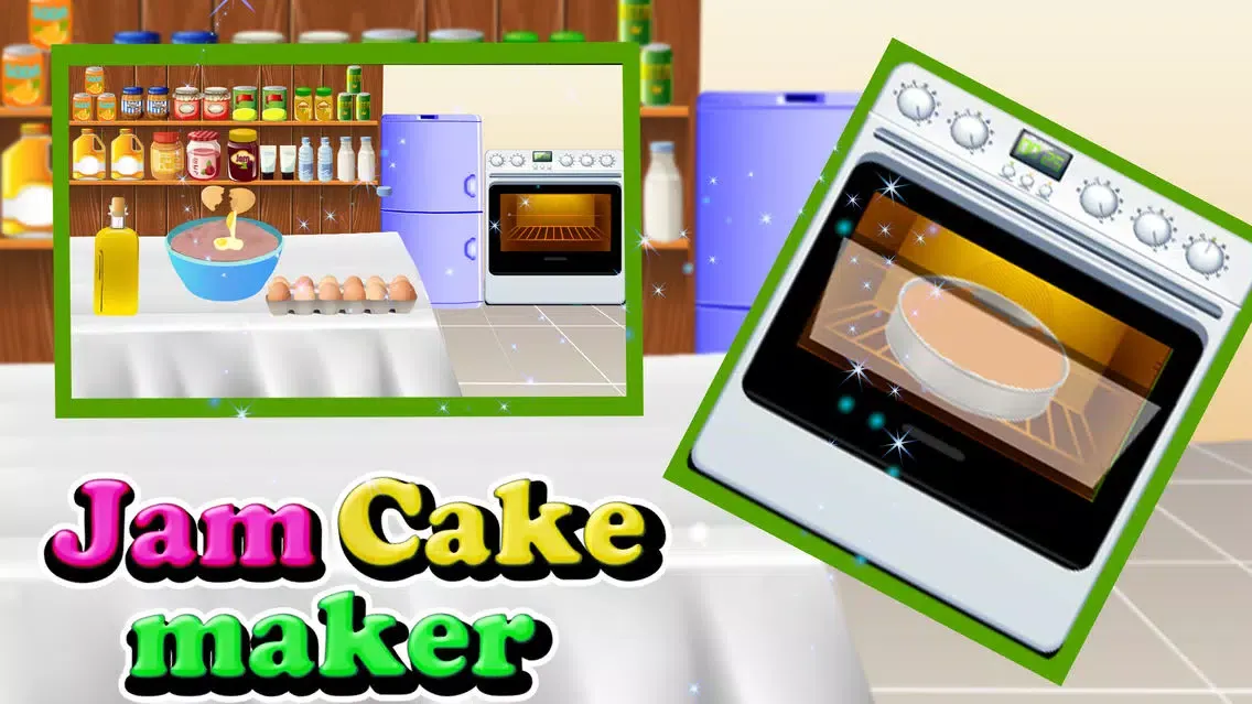 Capturas de tela do Jam Cake Maker – Bake cakes in this bakery shop game for kids