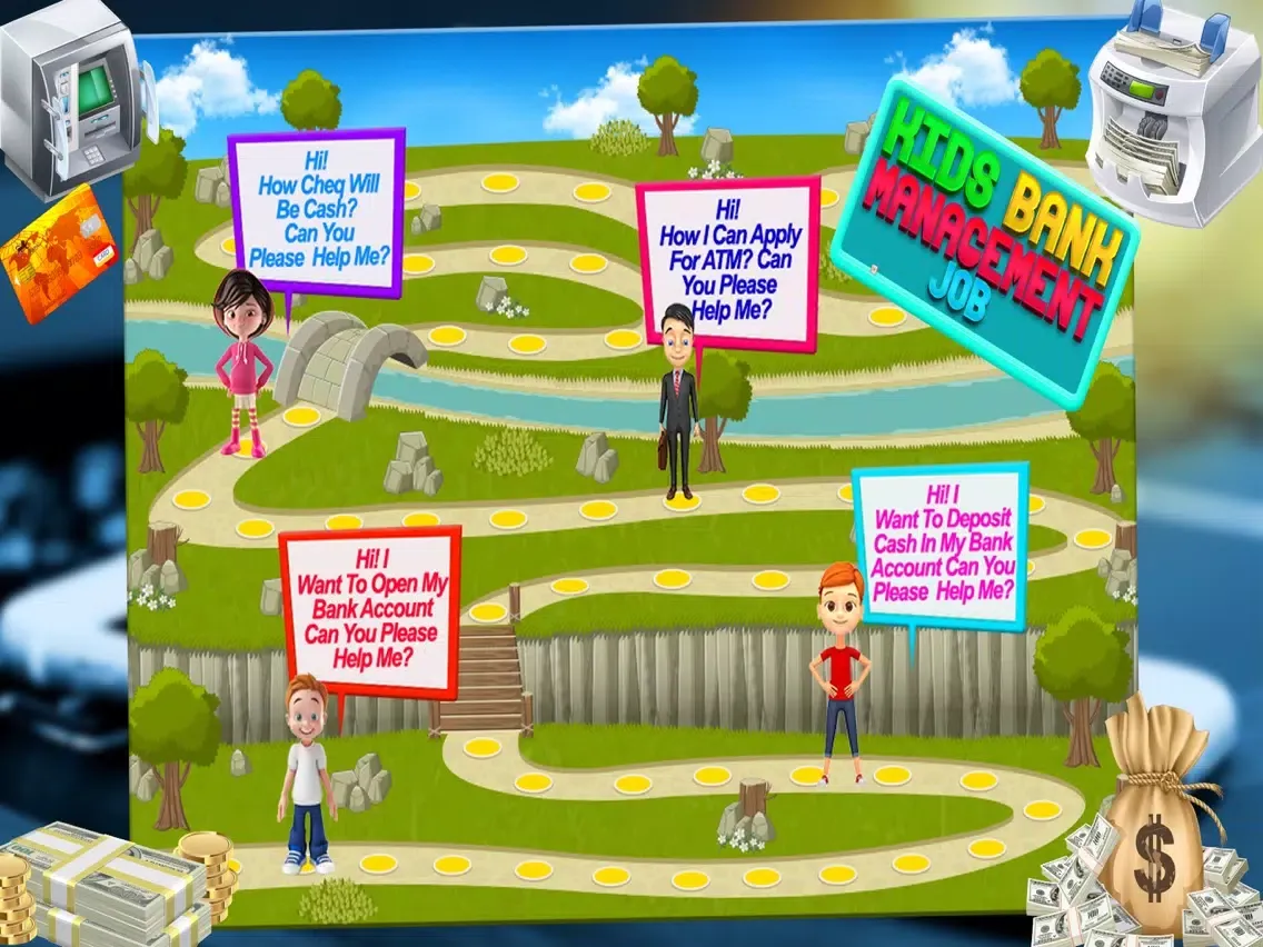 Скриншоты Kids Bank Management Job – Cashier Game iPad 