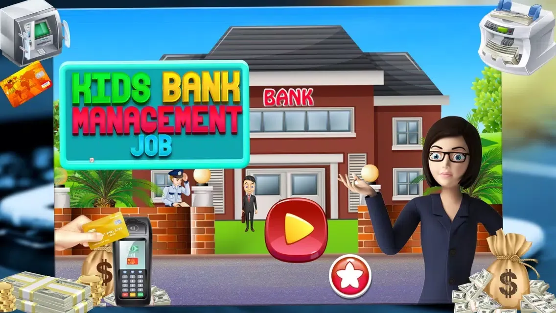 Скриншоты Kids Bank Management Job – Cashier Game