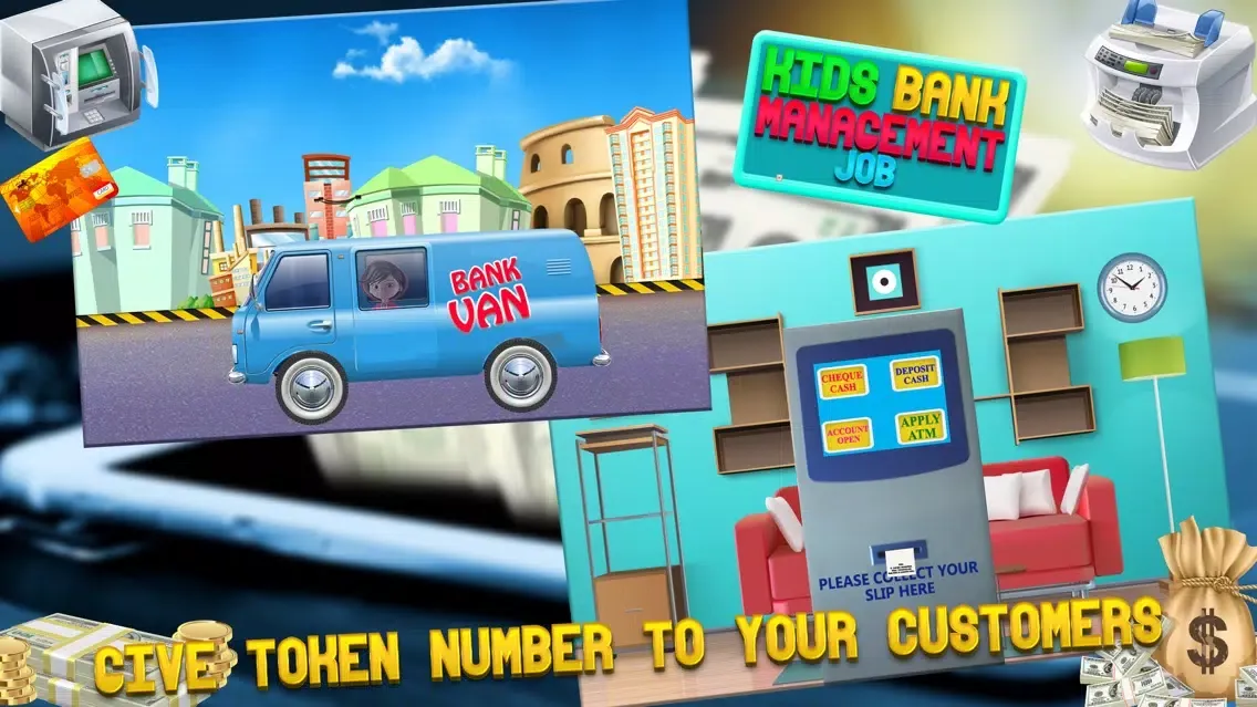 Скриншоты Kids Bank Management Job – Cashier Game