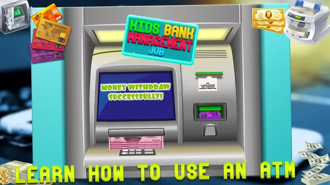Скриншоты Kids Bank Management Job – Cashier Game