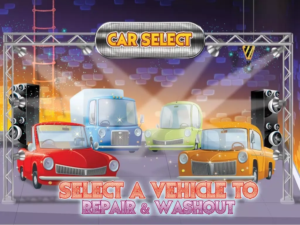 Screenshot di Kids Dancing Car – Vehicle repair & crazy wash game for fun times iPad 