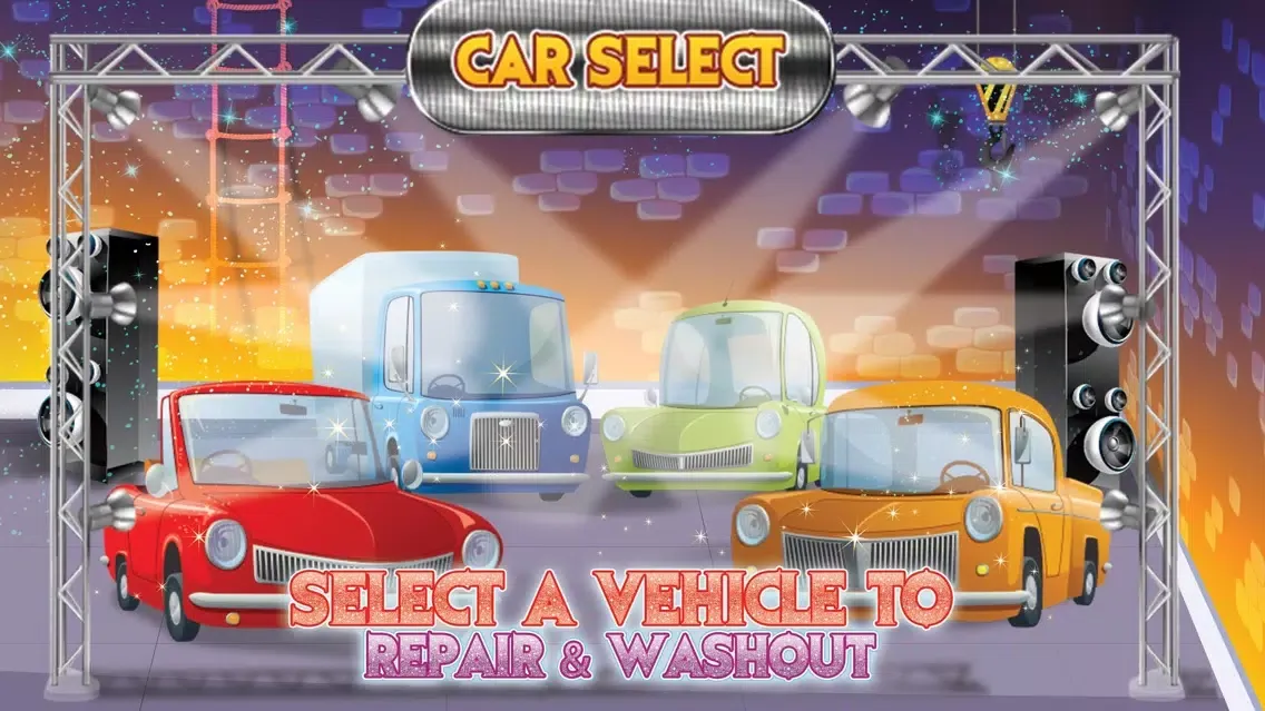 Screenshot di Kids Dancing Car – Vehicle repair & crazy wash game for fun times