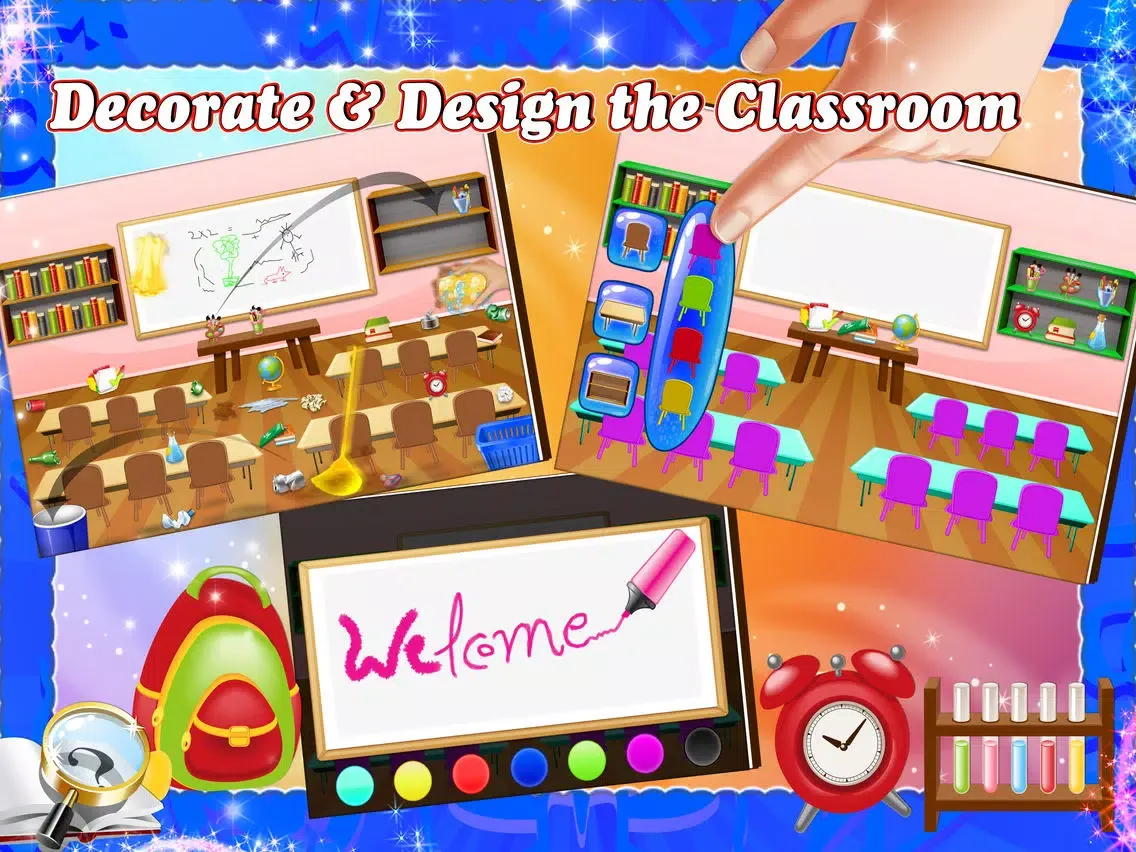Скриншоты Kids Teacher Classroom Story - School Games iPad 