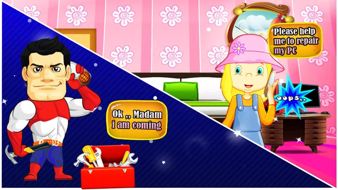 Capturas de tela do Little Electrician Repair Shop – Fix the house electrical goods with best mechanic skills