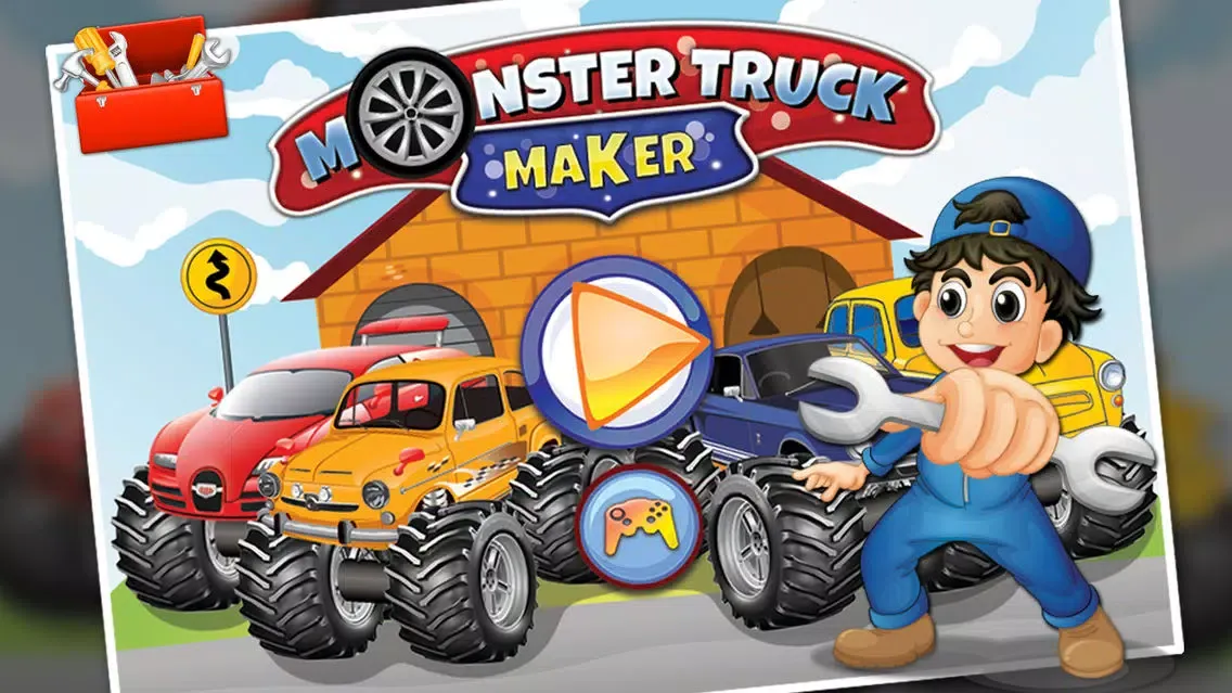 Ảnh chụp màn hình của Monster Truck Maker – Build the vehicle in this mechanic game