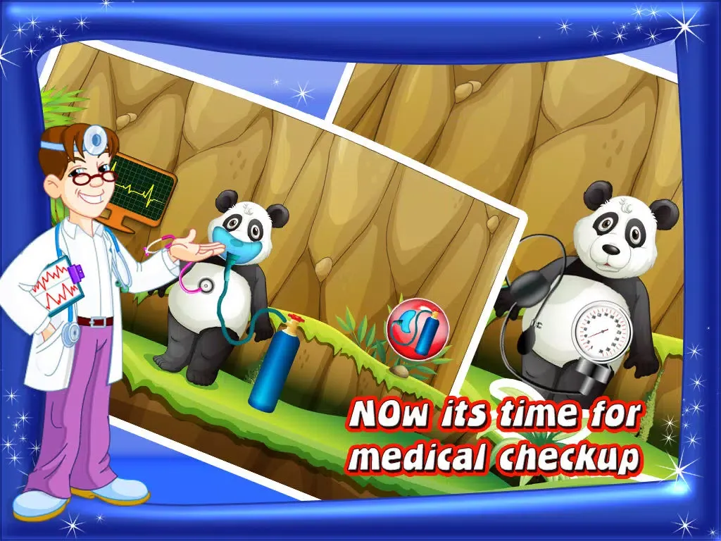 Screenshot di Panda Pregnancy Surgery – Pet vet doctor & hospital simulator game for kids iPad 