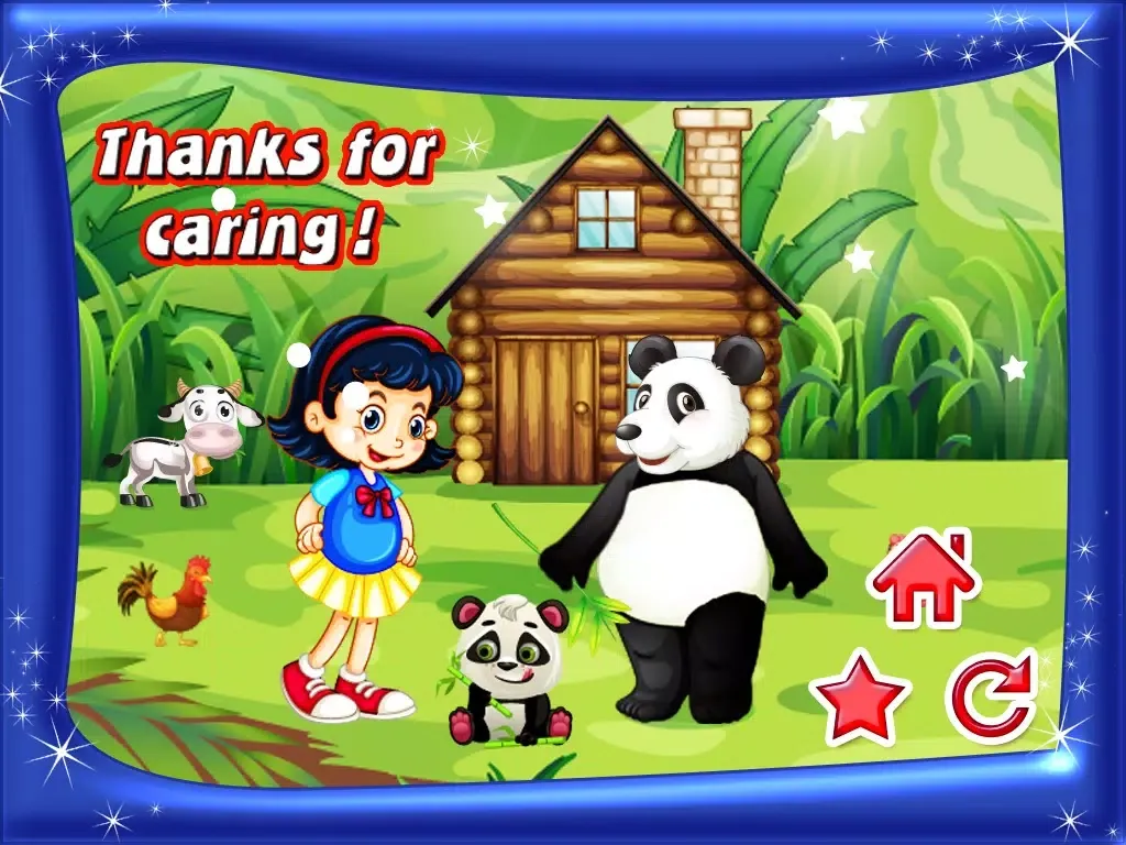 Screenshot di Panda Pregnancy Surgery – Pet vet doctor & hospital simulator game for kids iPad 