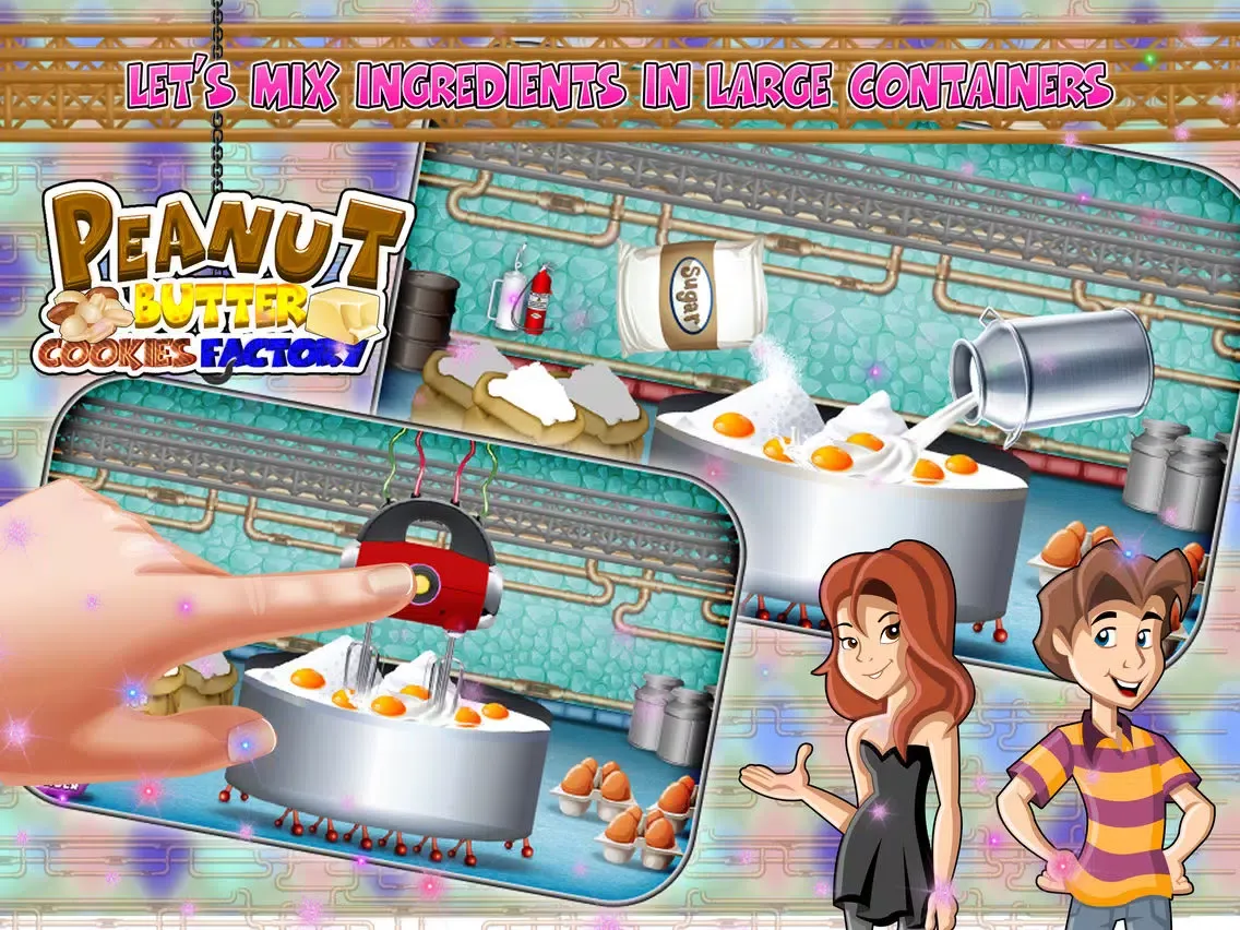 Peanut Butter Cookies Factory – Bake delicious dessert in this cookie maker game iPad  স্ক্রিনশট