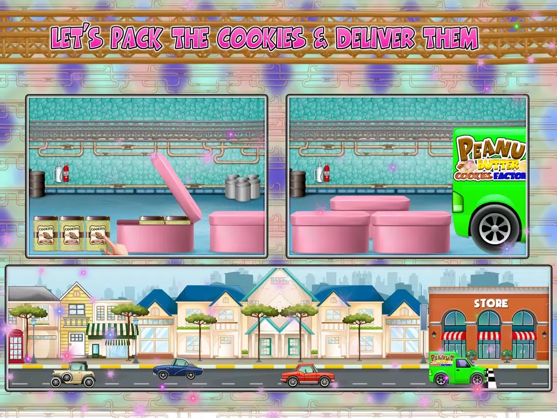Peanut Butter Cookies Factory – Bake delicious dessert in this cookie maker game iPad  স্ক্রিনশট