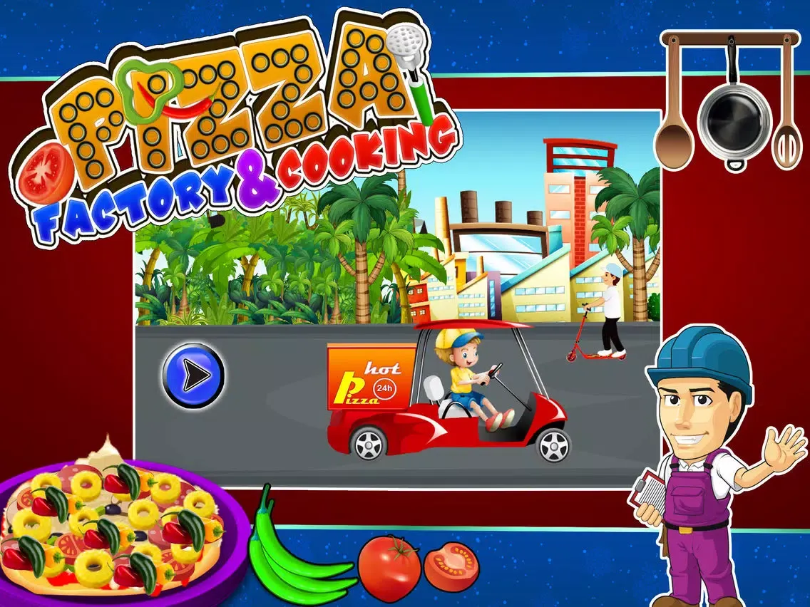 Pizza Factory & Cooking- Crazy Food Maker iPad  스크린샷
