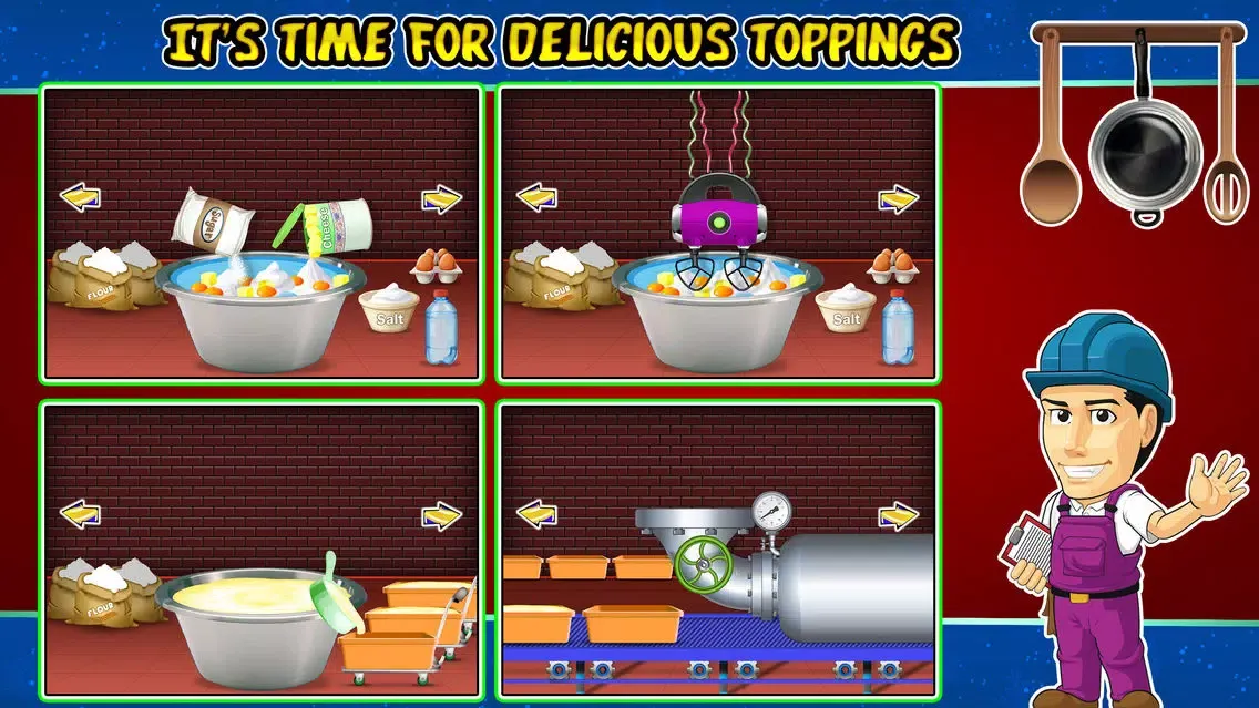 Pizza Factory & Cooking- Crazy Food Maker 스크린샷
