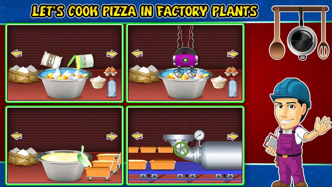 Pizza Factory & Cooking- Crazy Food Maker 스크린샷