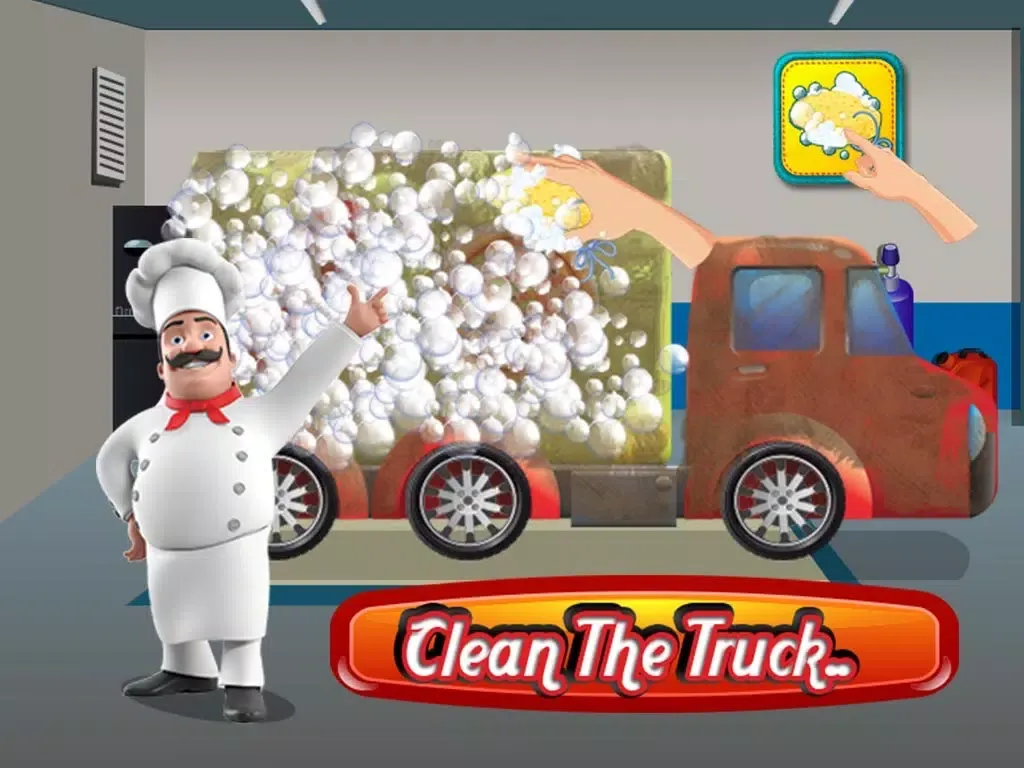 Скриншоты Pizza Truck Wash - Dirty, messy and dusty car washing and crazy clean up adventure game iPad 