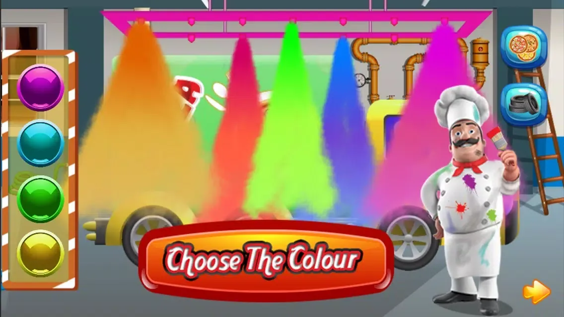 Скриншоты Pizza Truck Wash - Dirty, messy and dusty car washing and crazy clean up adventure game