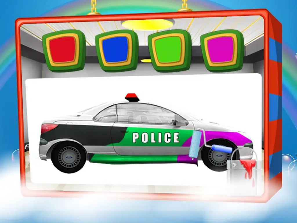 Police Car Wash – Cleanup messy vehicle in this auto cleaning game iPad  سکرین شاٹس