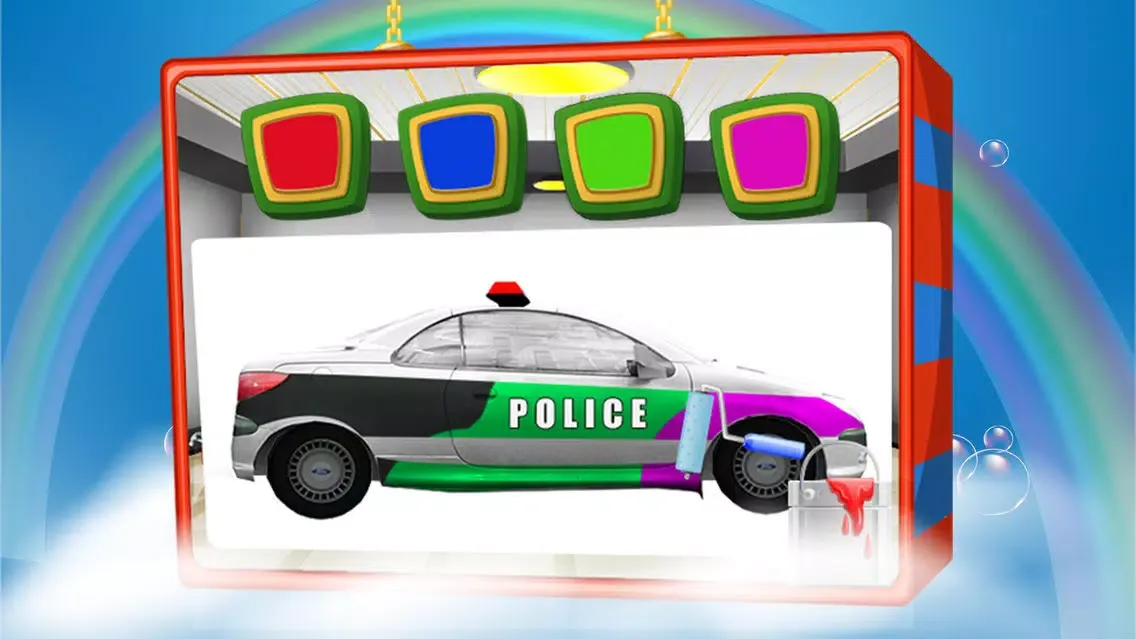 Police Car Wash – Cleanup messy vehicle in this auto cleaning game سکرین شاٹس