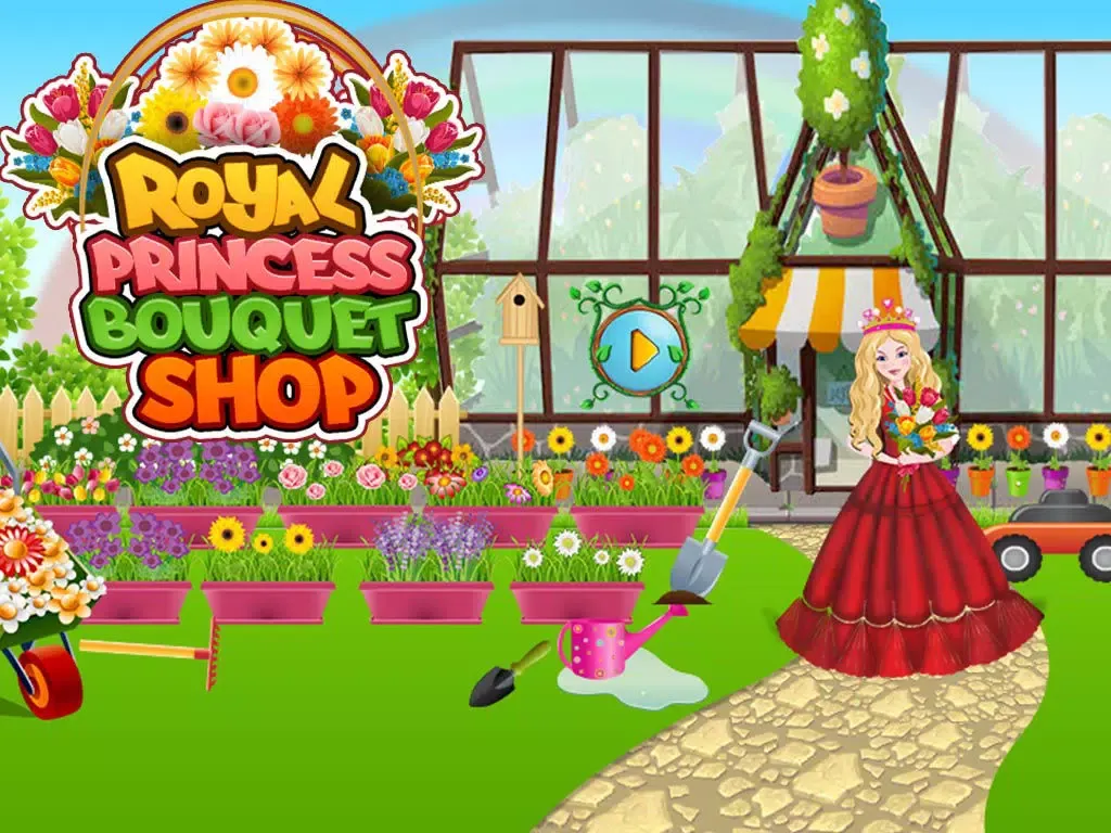 Capturas de pantalla de Princess Royal Bouquet Shop – Grow flowers & makeover the garden iPad 