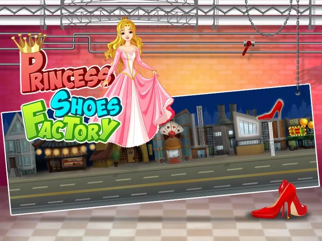 Princess Shoe Factory – Design, make & decorate shoes in this maker game iPad  スクリーンショット