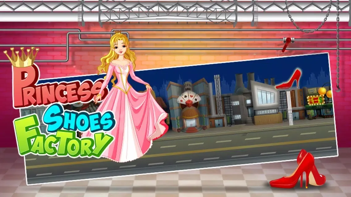 Princess Shoe Factory – Design, make & decorate shoes in this maker game スクリーンショット