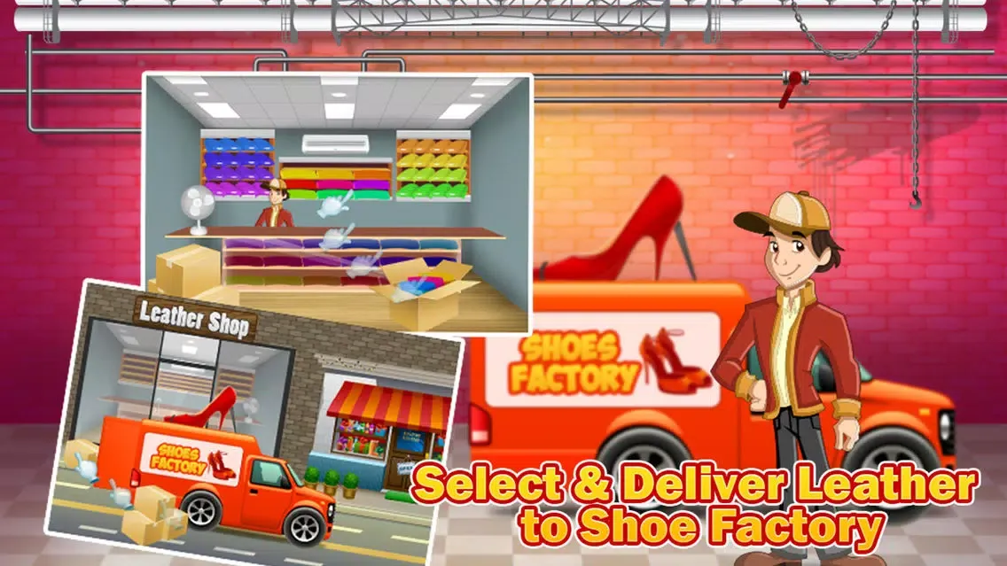 Princess Shoe Factory – Design, make & decorate shoes in this maker game スクリーンショット