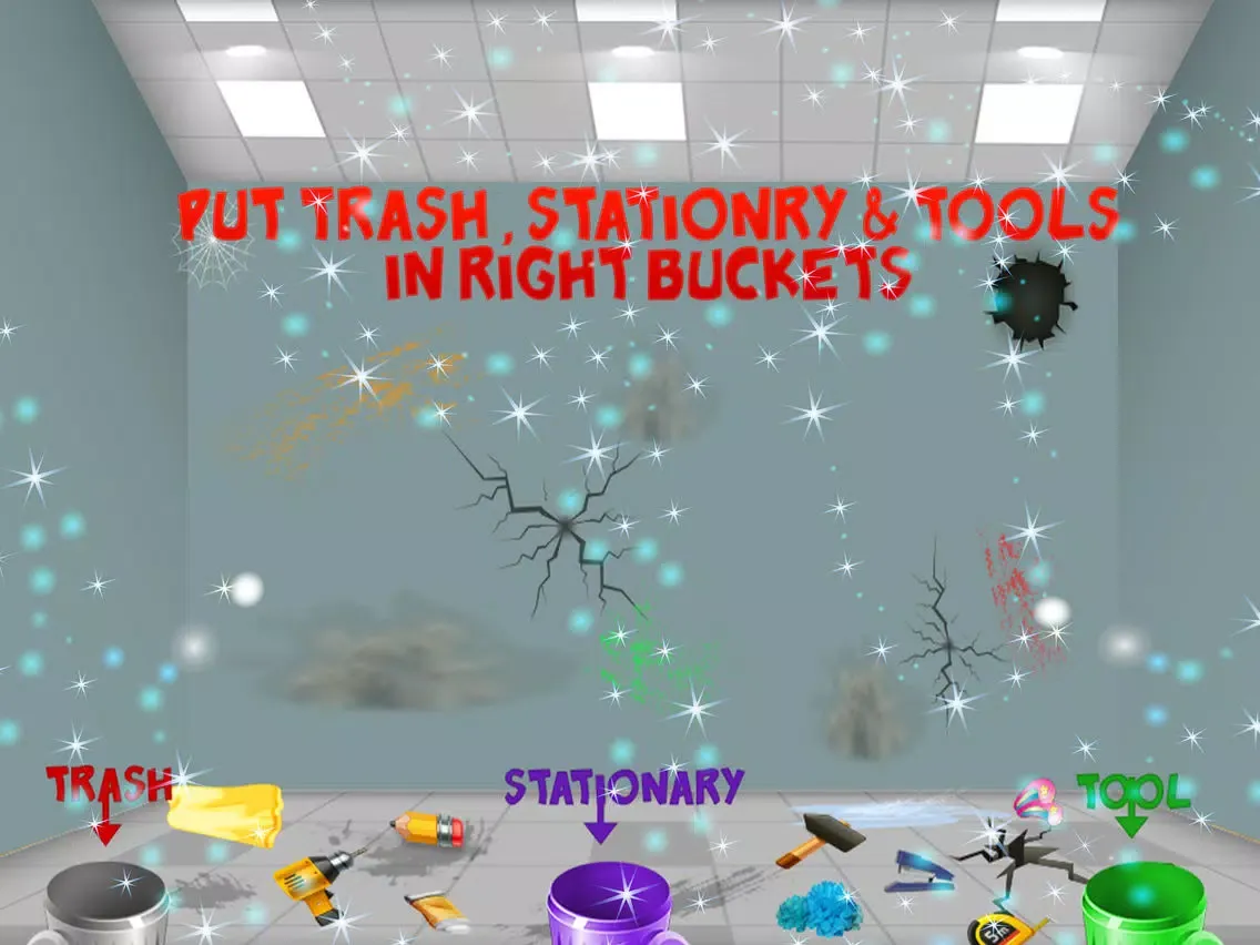 Renovate the Office- Kids cleanup & Builder game iPad স্ক্রিনশট