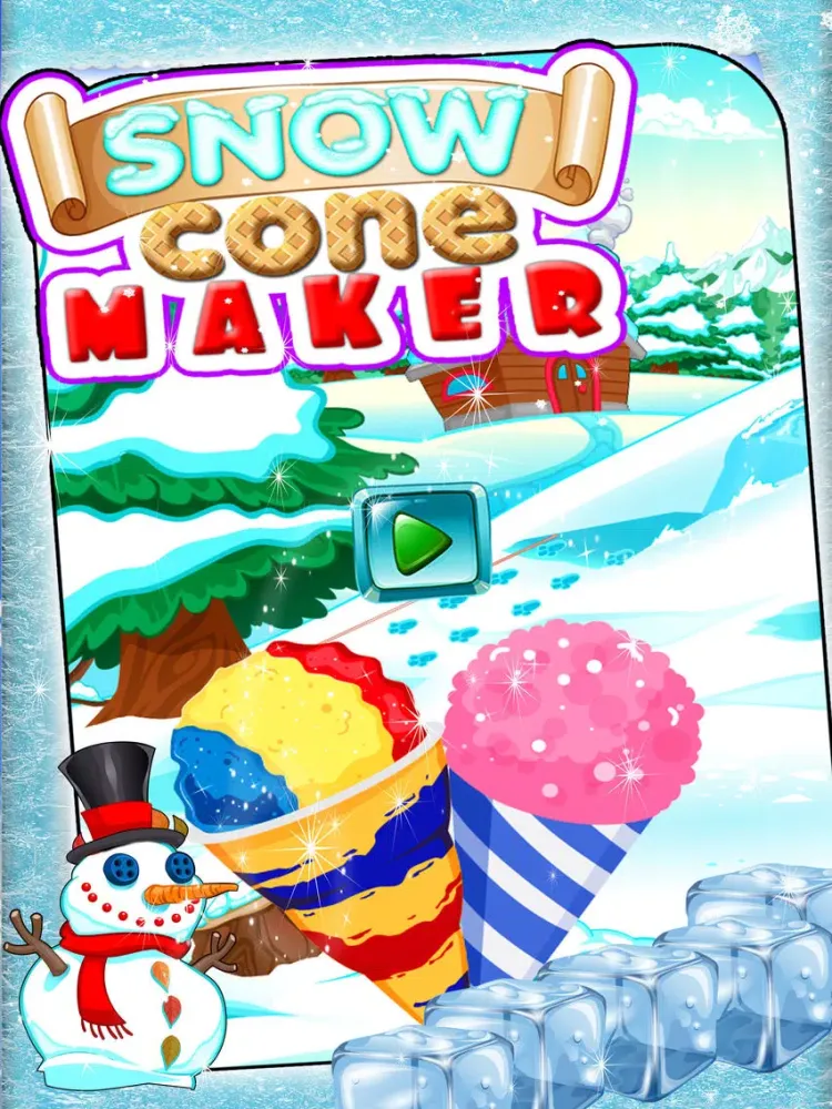 Snow Cone Maker – Frozen Dessert Cups Cooking iPad 應用截圖