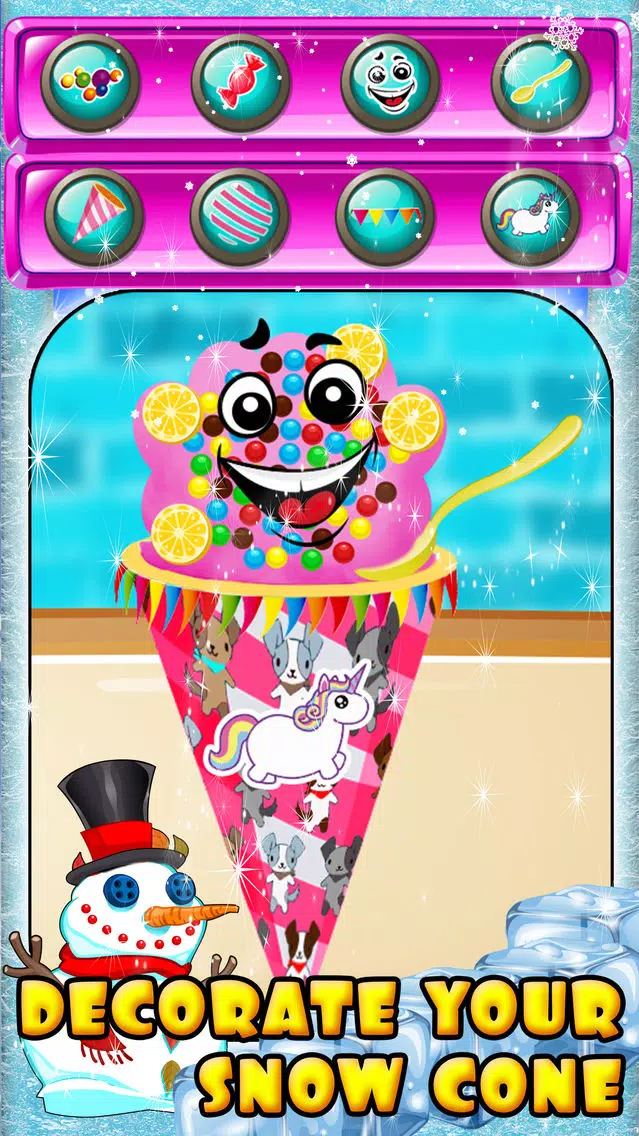 Snow Cone Maker – Frozen Dessert Cups Cooking স্ক্রিনশট