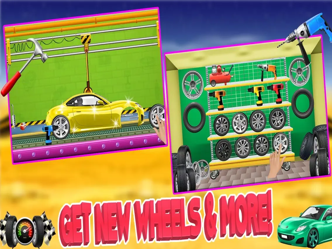 Скриншоты Sports Car Factory - Garage Repair Shop iPad 