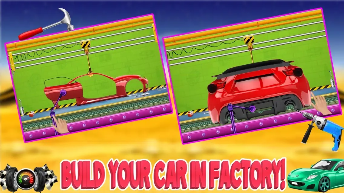 Скриншоты Sports Car Factory - Garage Repair Shop
