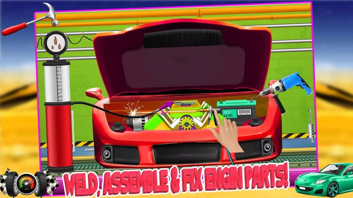 Скриншоты Sports Car Factory - Garage Repair Shop