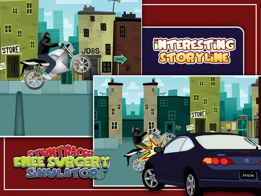 Stunt Racer Surgery Simulator – Virtual hospital care game for little surgeon iPad  Screenshots