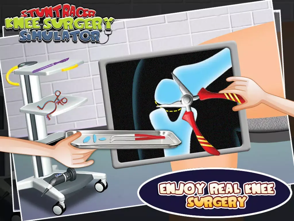 Stunt Racer Surgery Simulator – Virtual hospital care game for little surgeon iPad  Screenshots
