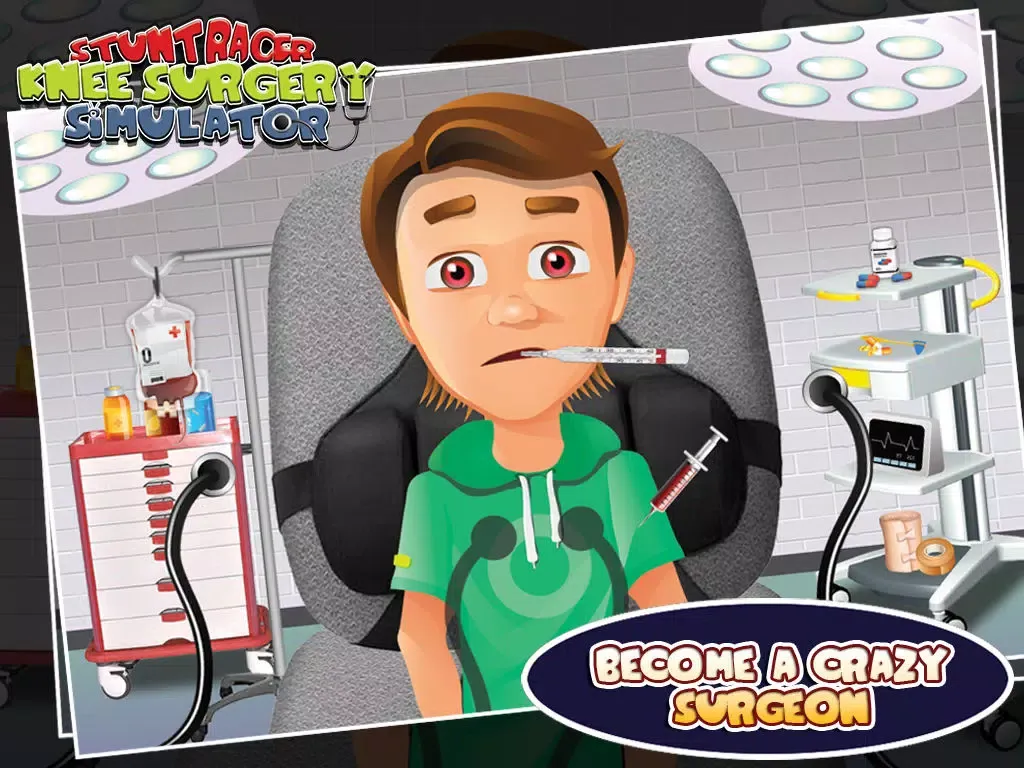 Stunt Racer Surgery Simulator – Virtual hospital care game for little surgeon iPad  Screenshots